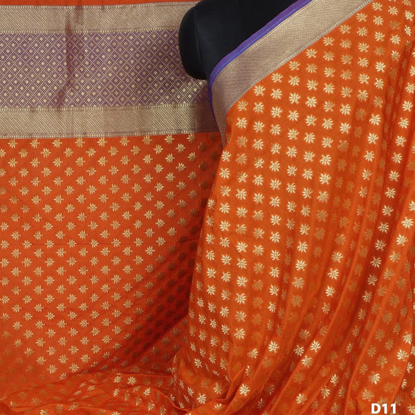 2.5 m Heavy Banarasi Brocade Silk Dupatta - Leheriya