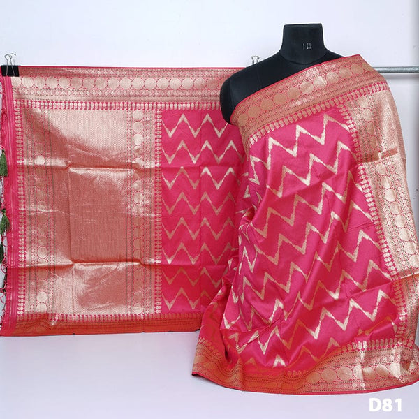 2.5 m Heavy Banarasi Brocade Silk Dupatta - Leheriya