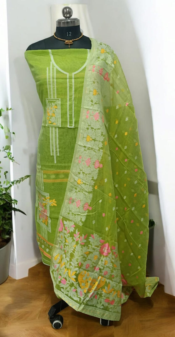 Original Woven Dhakai Jamdani 2 pc Salwar Suit