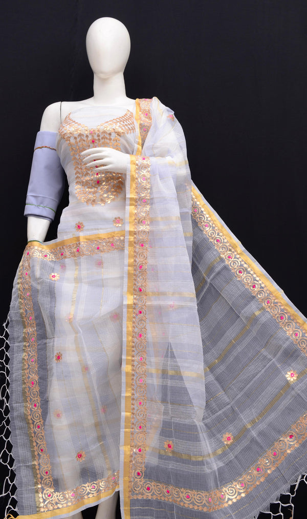 Kota Doria Gotta Patti Work 3 pc Salwar Suits