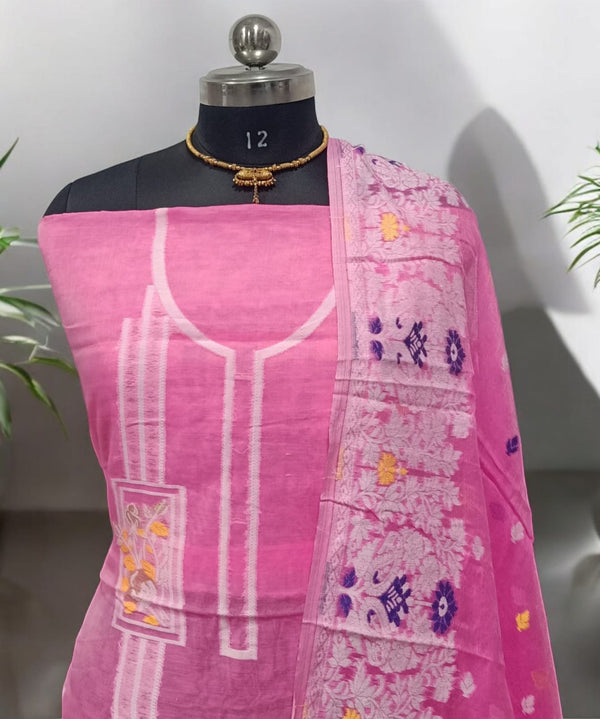 Original Woven Dhakai Jamdani 2 pc Salwar Suit