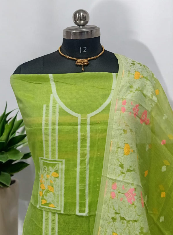 Original Woven Dhakai Jamdani 2 pc Salwar Suit