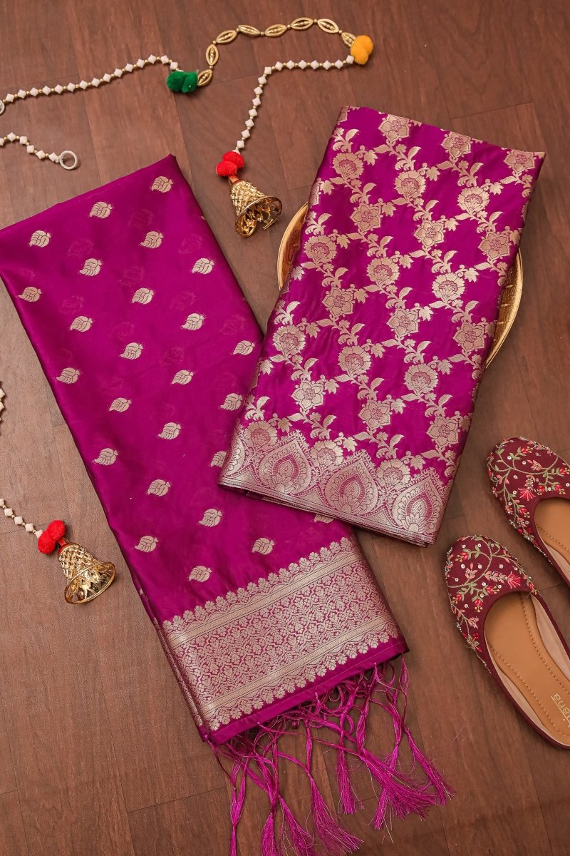 Banarasi 2 pc Paithani Salwar Suit - Leheriya