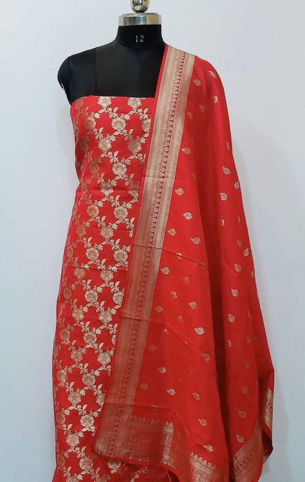 Banarasi 2 pc Salwar Suit - Leheriya