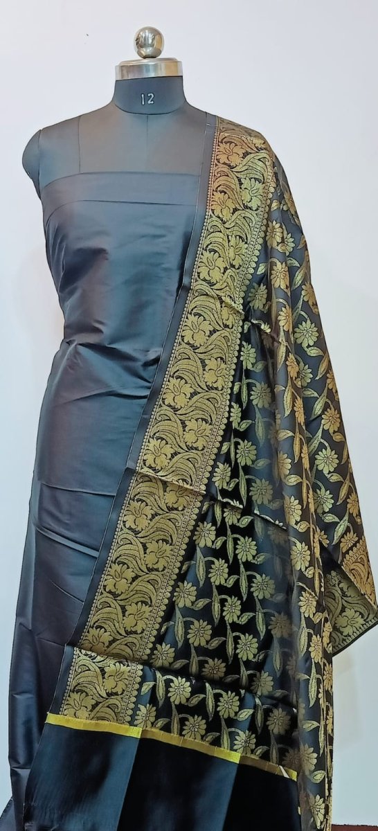 Banarasi 3 pc Salwar Suit - Leheriya