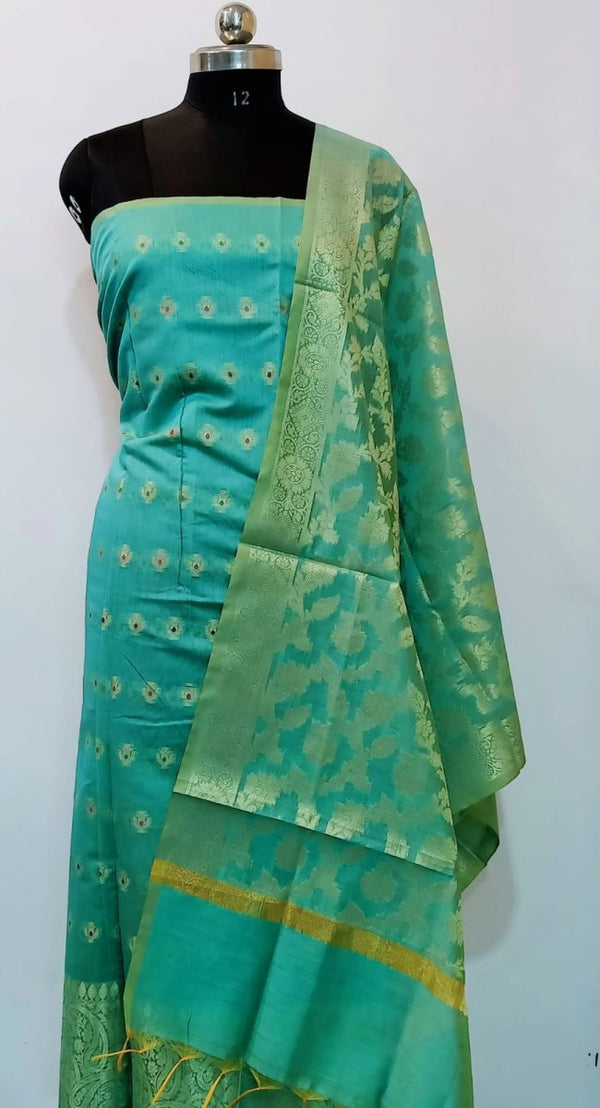 Banarasi 3 pc Salwar Suit - Leheriya