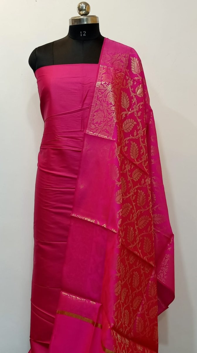 Banarasi 3 pc Salwar Suit - Leheriya