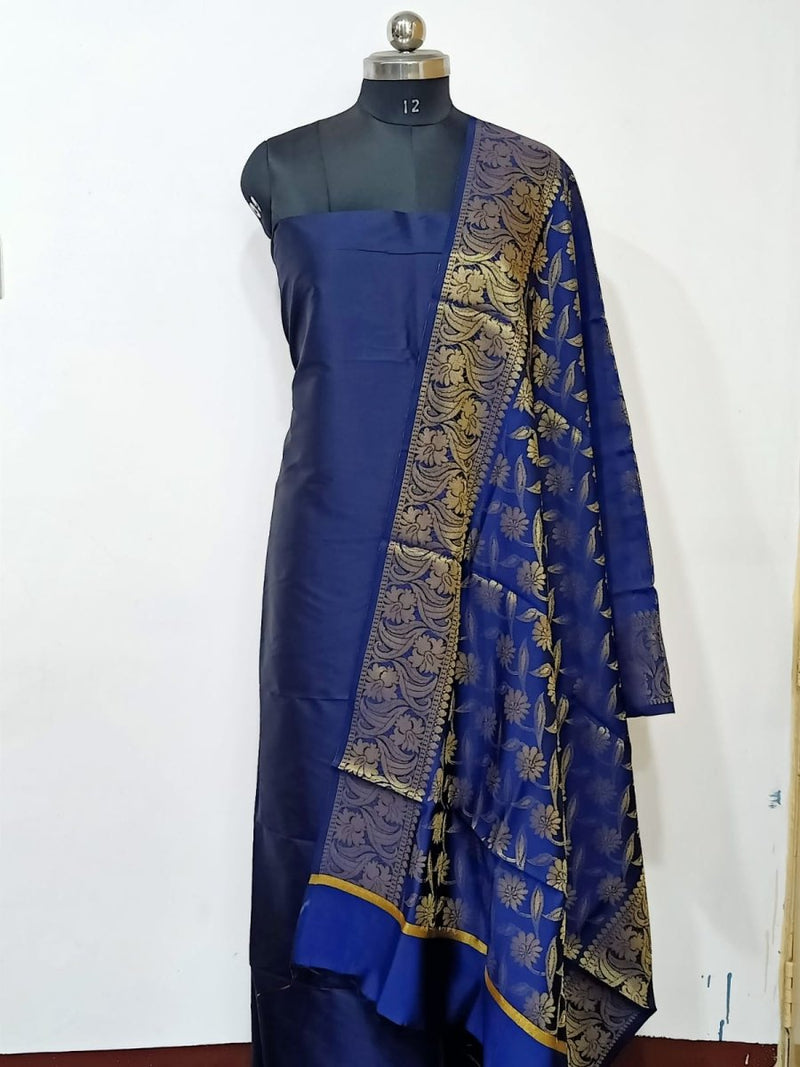 Banarasi 3 pc Salwar Suit - Leheriya