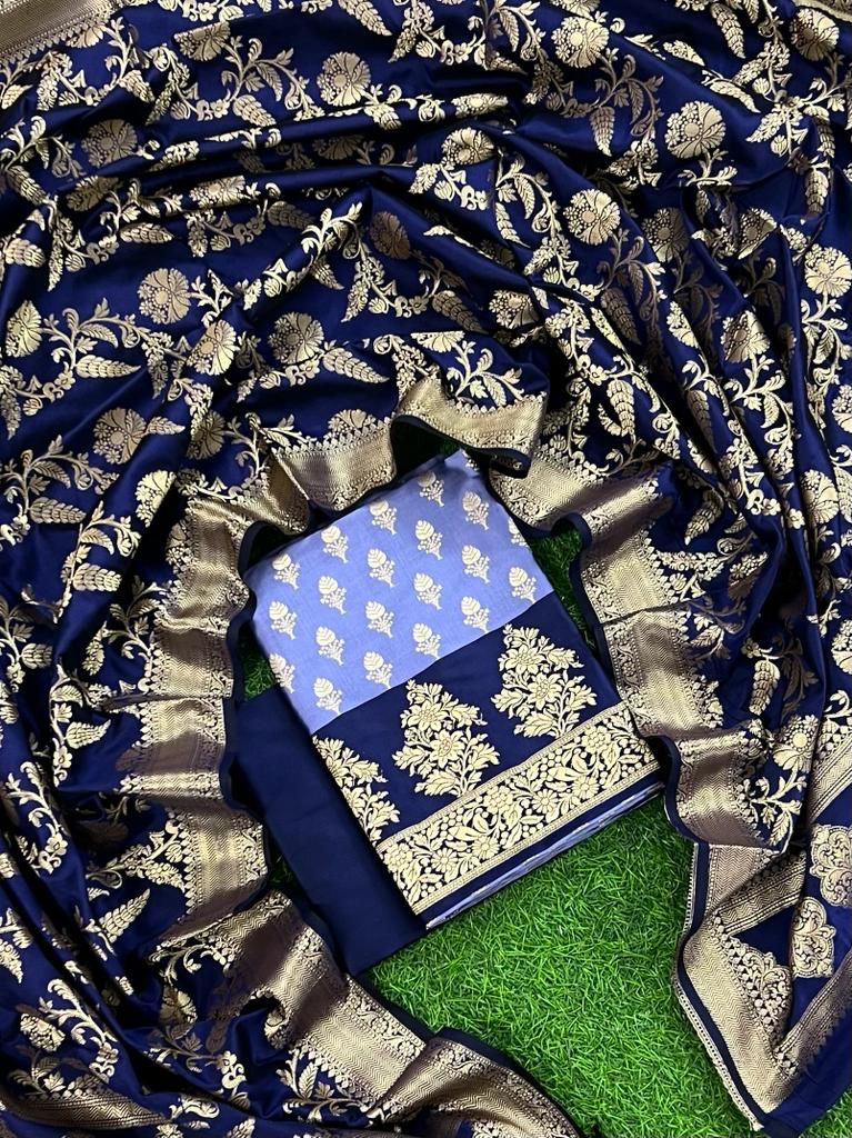 Banarasi 3pc Salwar Suit - Leheriya