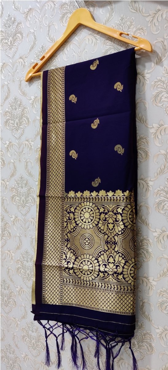 Banarasi Jacquard Weaving Patola Silk Dupatta - Leheriya