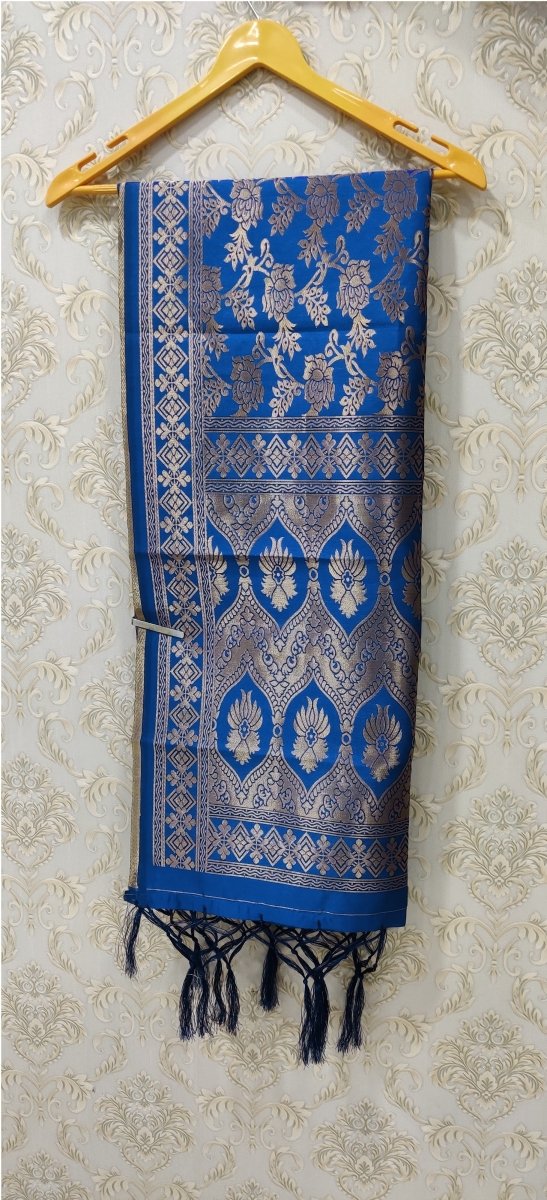 Banarasi Jacquard Weaving Patola Silk Dupatta - Leheriya