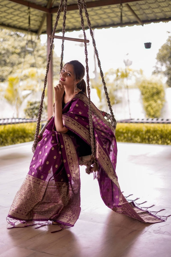 Banarasi Jacquard Weaving Patola Silk Dupatta - Leheriya