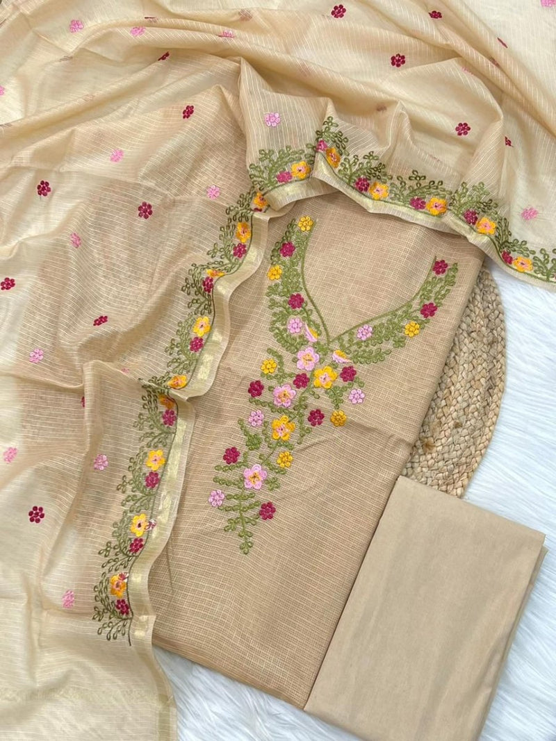 Banarasi Kota Checks Salwar Suit - Leheriya