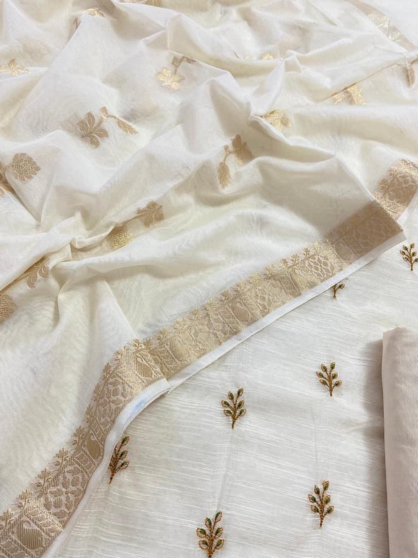 Banarasi Suit Material - Leheriya