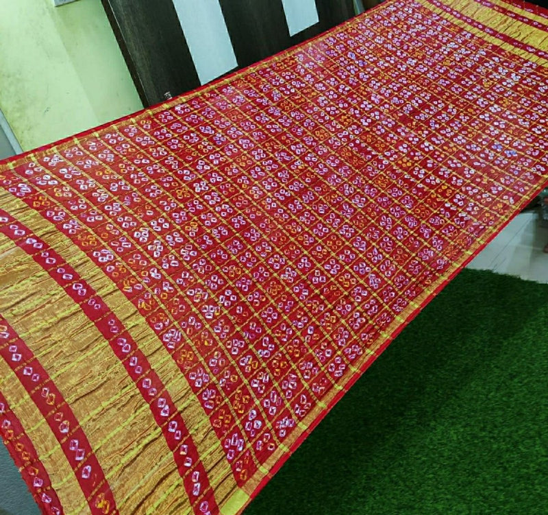 Bandhani Silk Ghatchola Dupattas - Leheriya