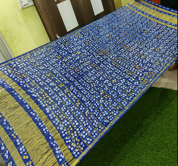 Bandhani Silk Ghatchola Dupattas - Leheriya