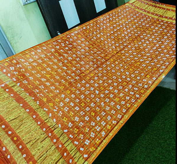 Bandhani Silk Ghatchola Dupattas - Leheriya