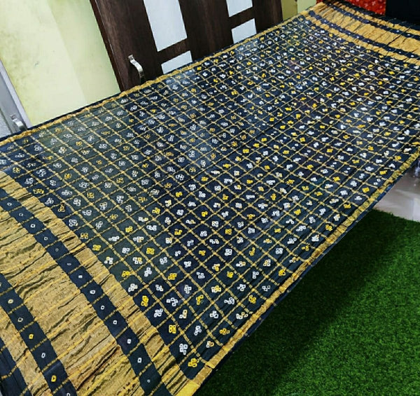 Bandhani Silk Ghatchola Dupattas - Leheriya