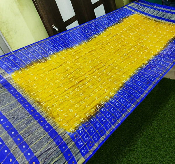 Bandhani Silk Ghatchola Dupattas - Leheriya