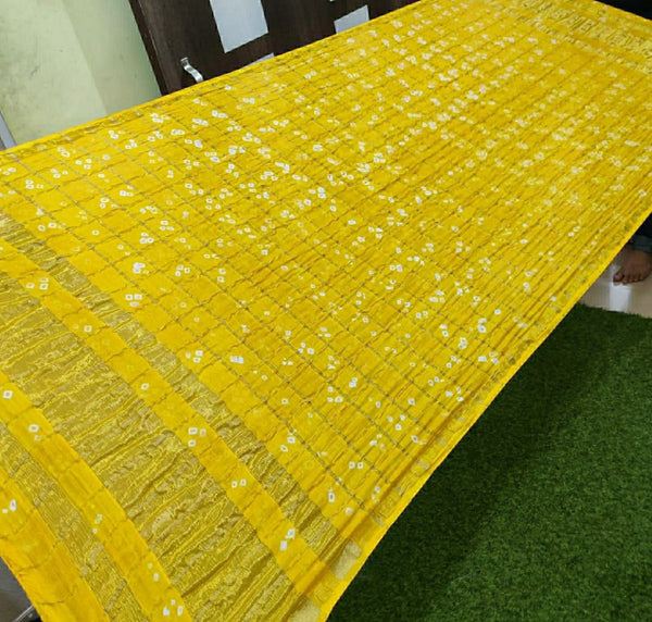 Bandhani Silk Ghatchola Dupattas - Leheriya