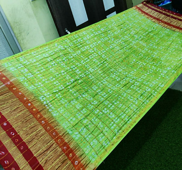 Bandhani Silk Ghatchola Dupattas - Leheriya