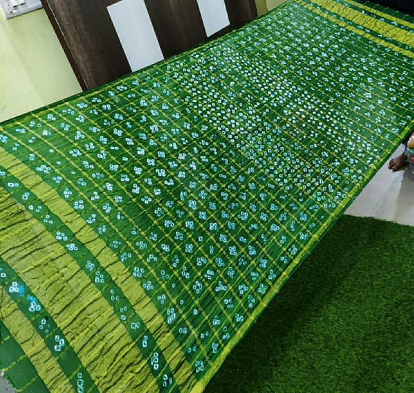 Bandhani Silk Ghatchola Dupattas - Leheriya