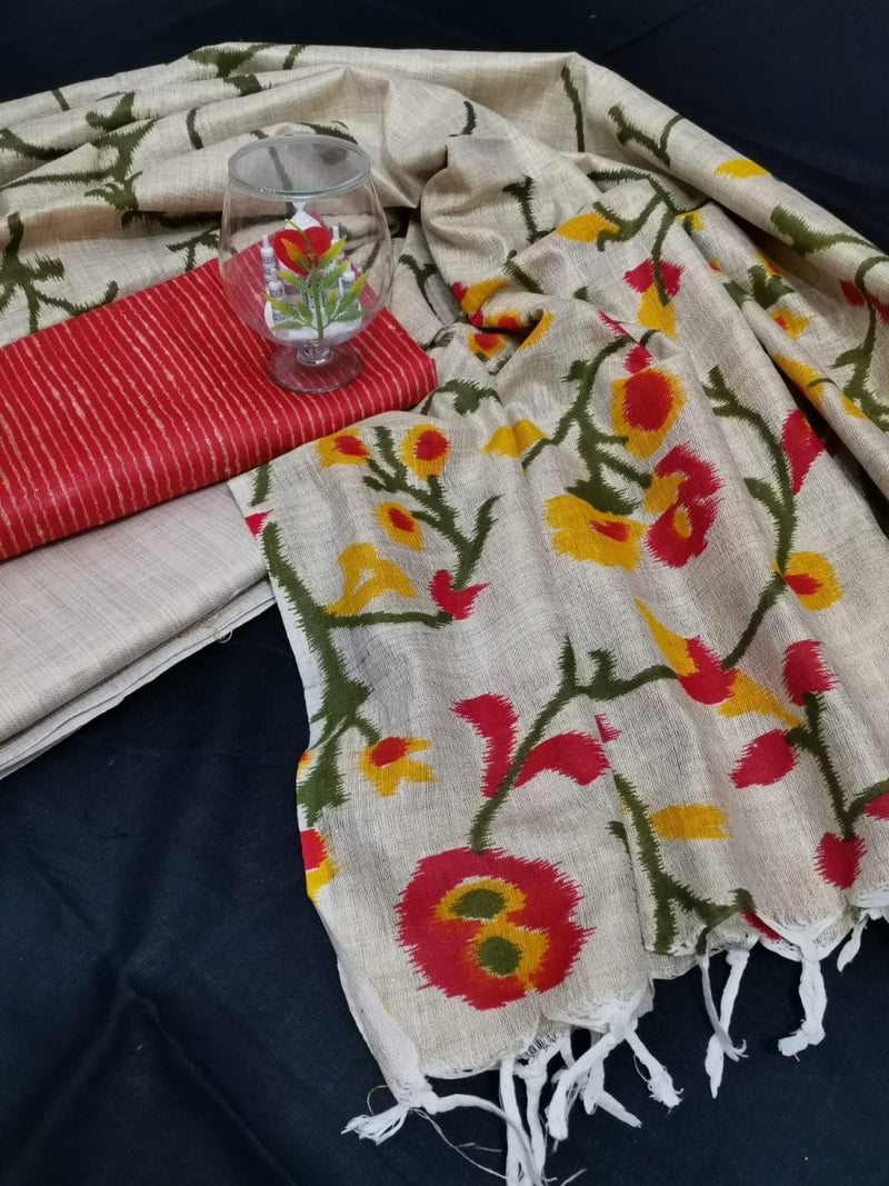 Bhagalpuri Cotton Salwar Suit - Leheriya