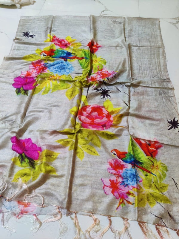 Bhagalpuri Digital Print Dupatta - Leheriya