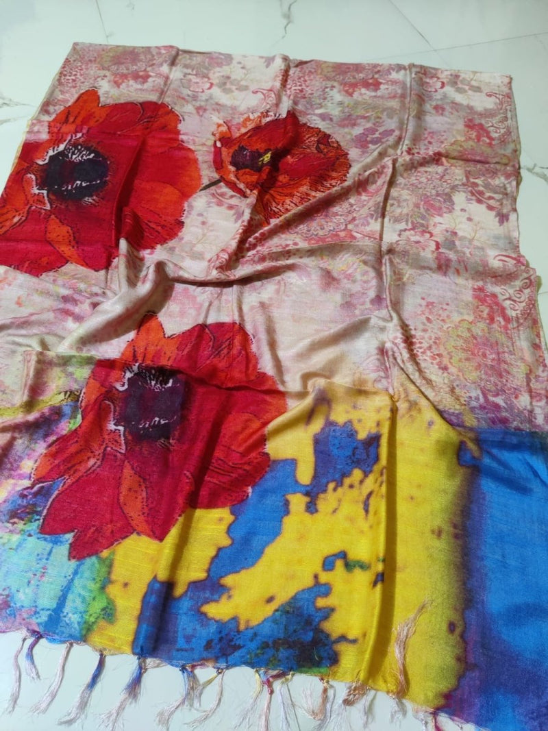 Bhagalpuri Digital Print Dupatta - Leheriya