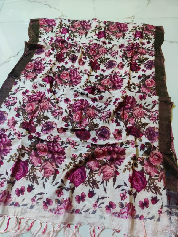 Bhagalpuri Digital Print Dupatta - Leheriya