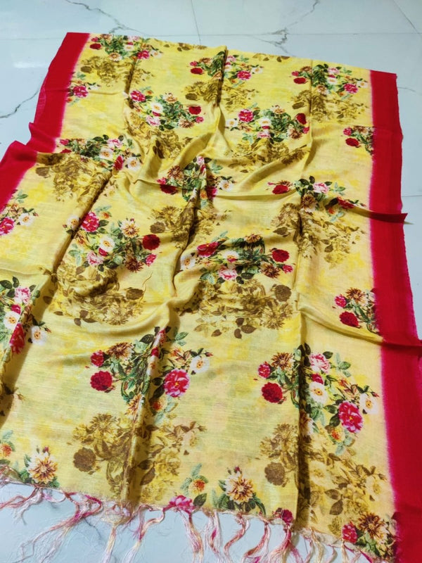 Bhagalpuri Digital Print Dupatta - Leheriya