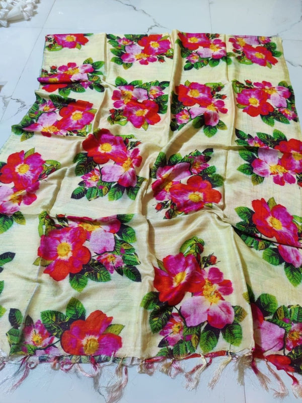 Bhagalpuri Digital Print Dupatta - Leheriya