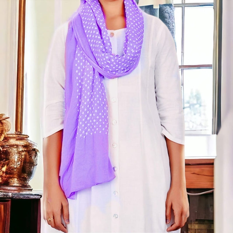 Designer Bandhani Dupatta - Leheriya