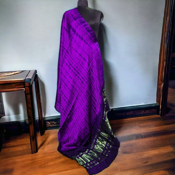 Designer Modal Silk Shibori Dupatta - Leheriya