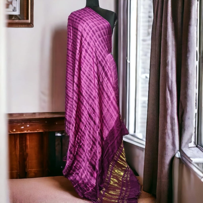 Designer Modal Silk Shibori Dupatta - Leheriya