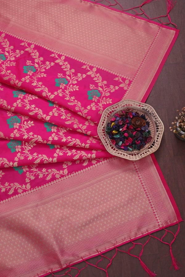 Elegant Paithani Silk Dupatta - Leheriya