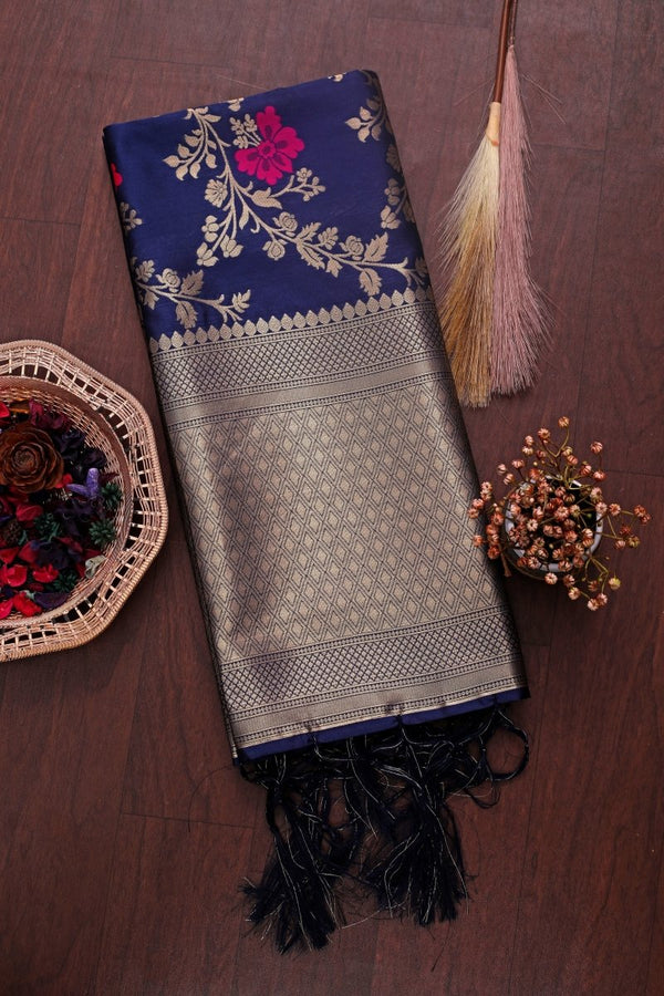 Elegant Paithani Silk Dupatta - Leheriya