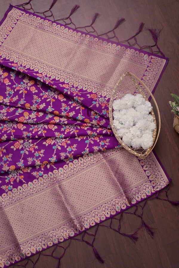 Elegant Paithani Silk Dupatta - Leheriya