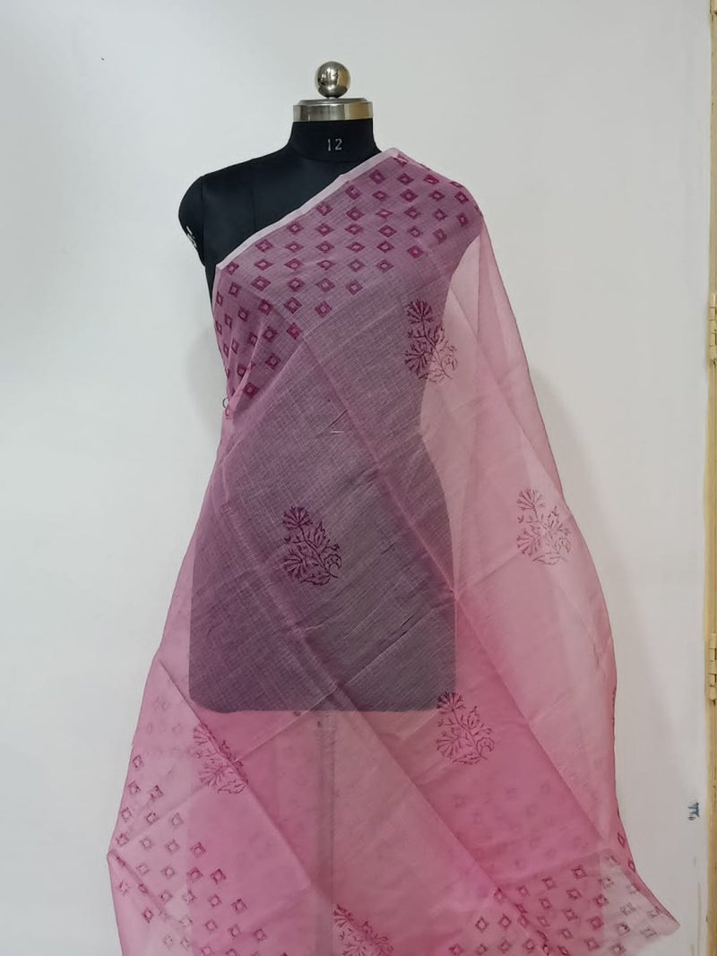 Kota Doria Cotton Dupatta - Leheriya