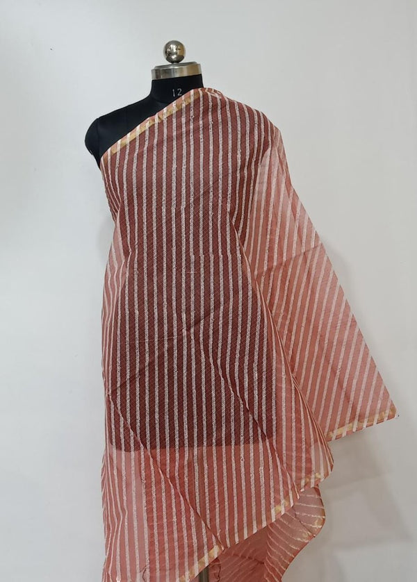 Kota Doria Cotton Dupatta - Leheriya