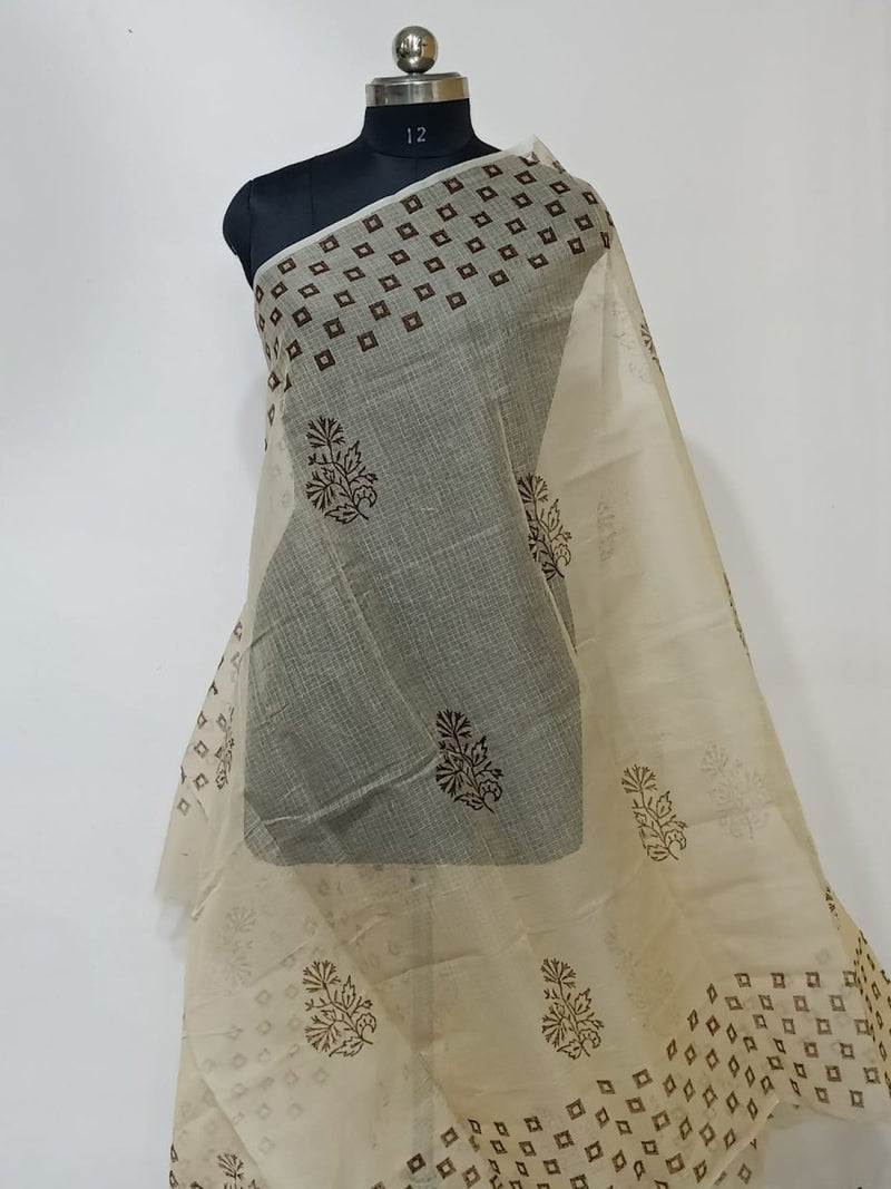 Kota Doria Cotton Dupatta - Leheriya