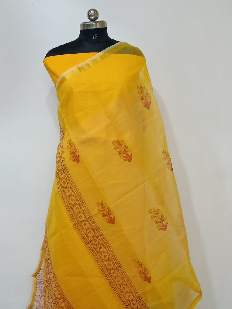 Kota Doria Cotton Dupatta - Leheriya