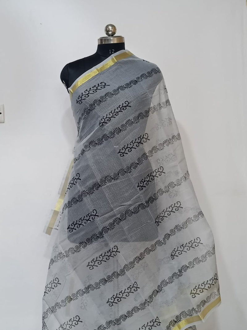 Kota Doria Cotton Dupatta - Leheriya