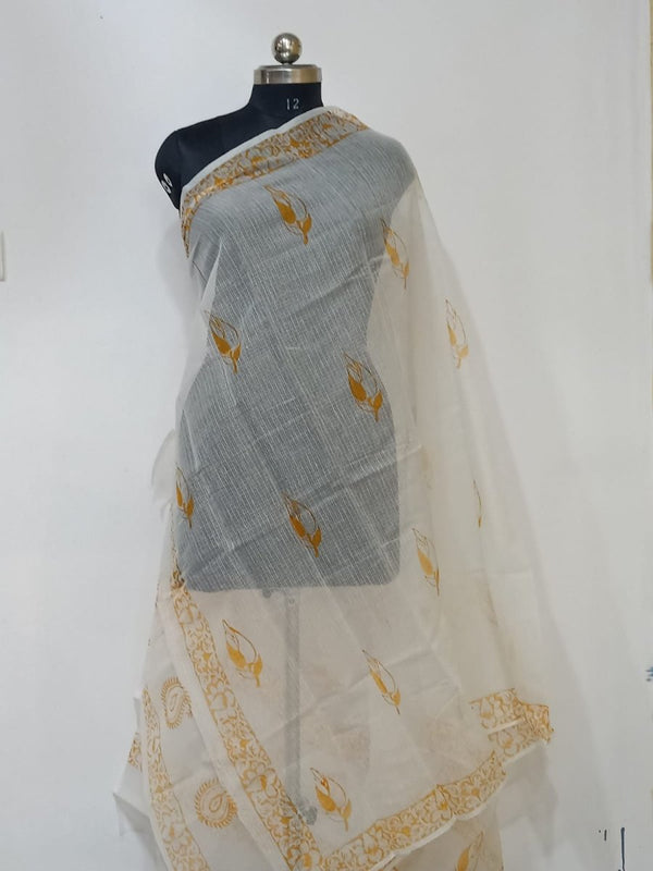 Kota Doria Cotton Dupatta - Leheriya