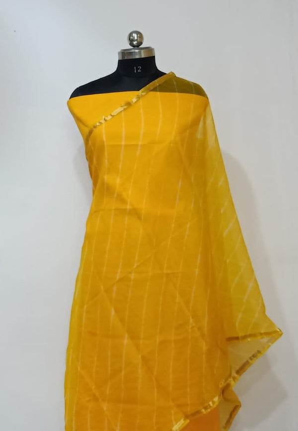 Kota Doria Cotton Dupatta - Leheriya