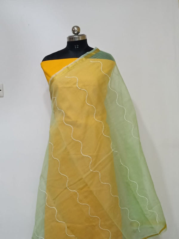 Kota Doria Cotton Dupatta - Leheriya