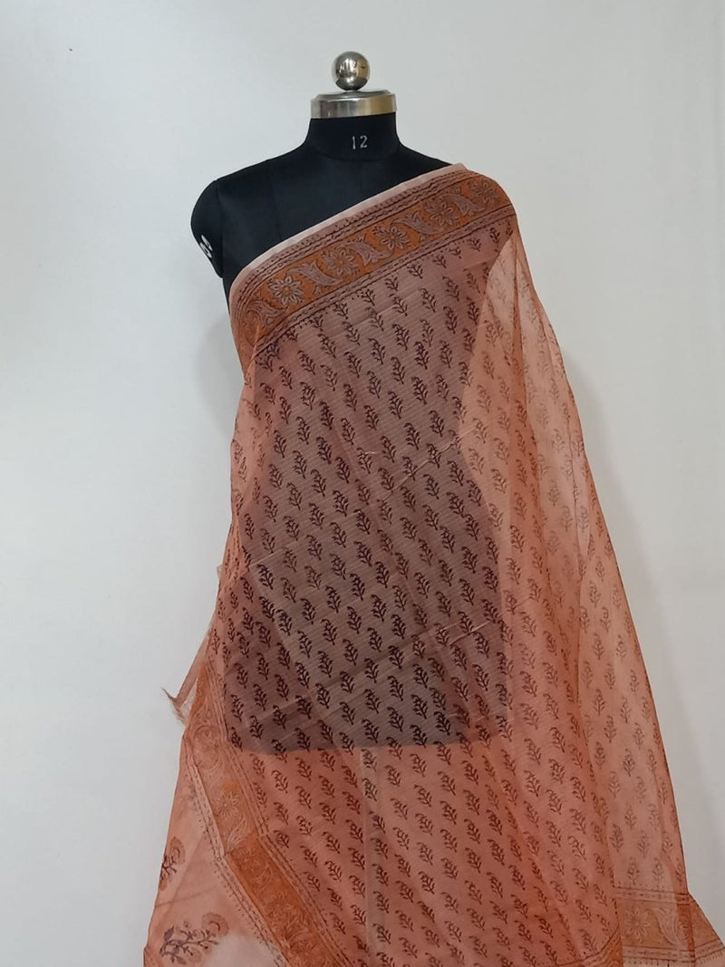 Kota Doria Cotton Dupatta - Leheriya