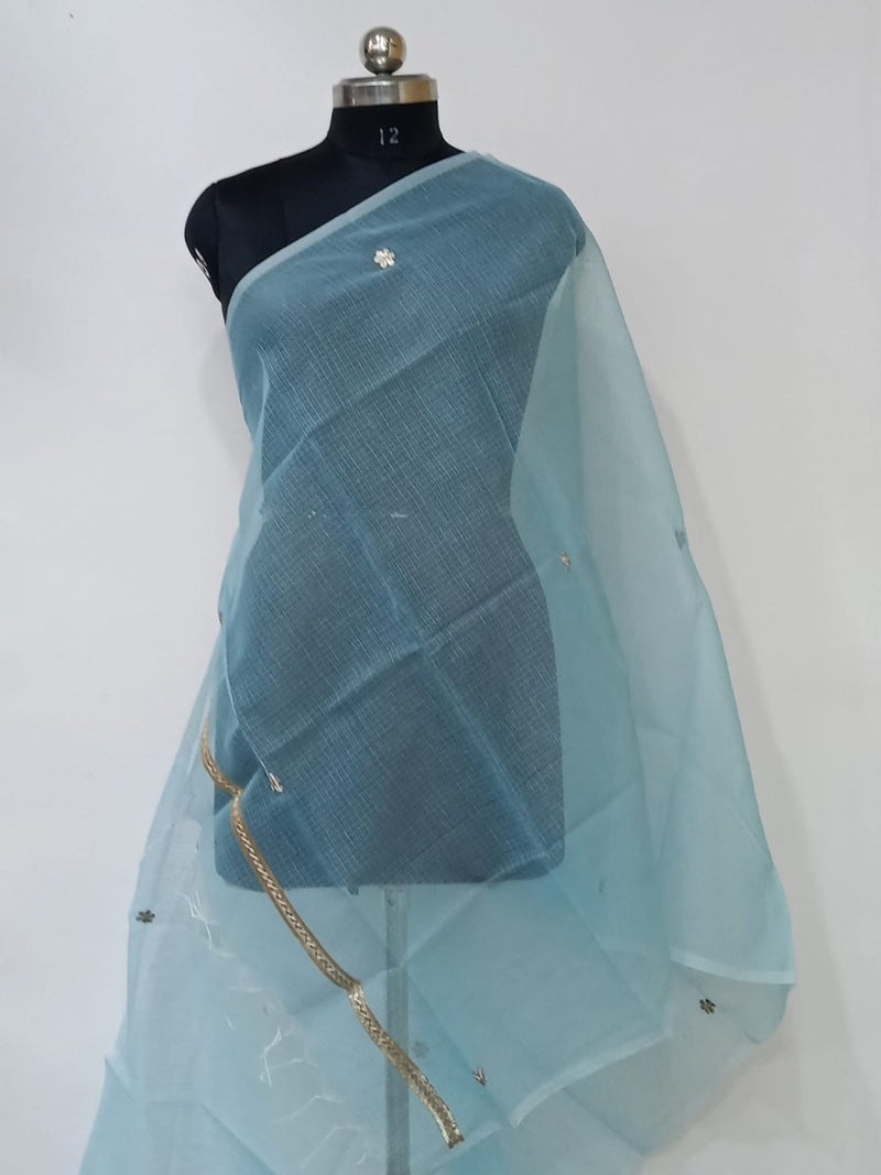 Kota Doria Cotton Dupatta - Leheriya