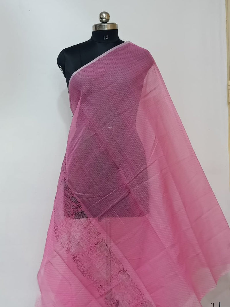 Kota Doria Cotton Dupatta - Leheriya