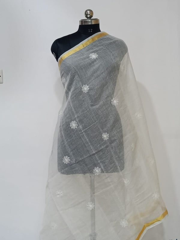 Kota Doria Cotton Dupatta - Leheriya